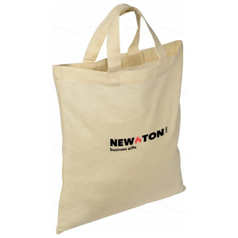 Сумка из хлопка с короткими ручками