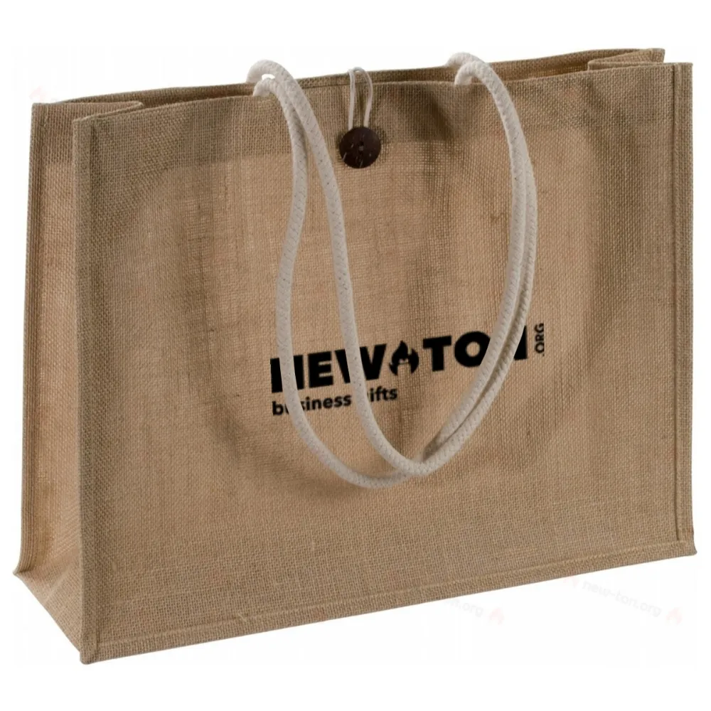 Джутовая сумка