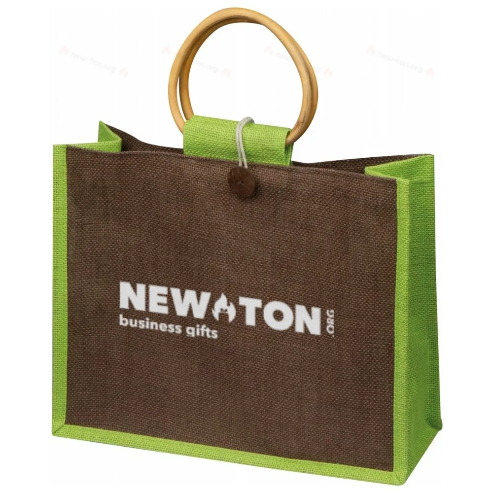 Джутовая сумка