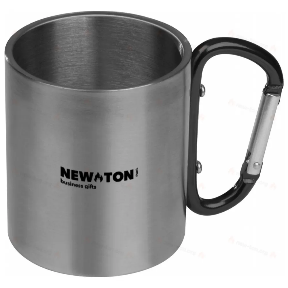 
                                            Metal mug with snap hook
                                            