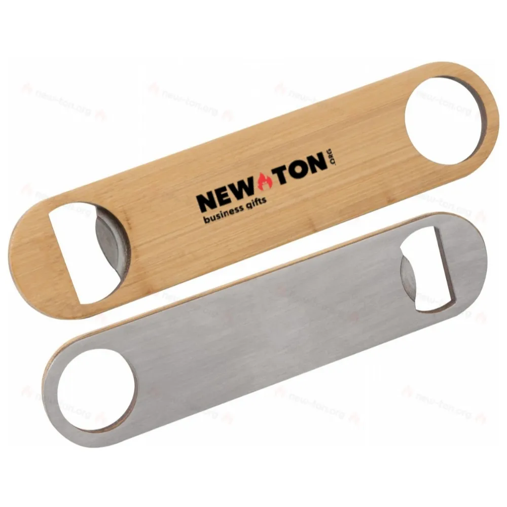 
                                            Bamboo-metal bottle opener
                                            