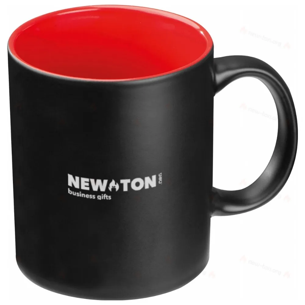 
                                            Black mug with colored inside 300 ml
                                            