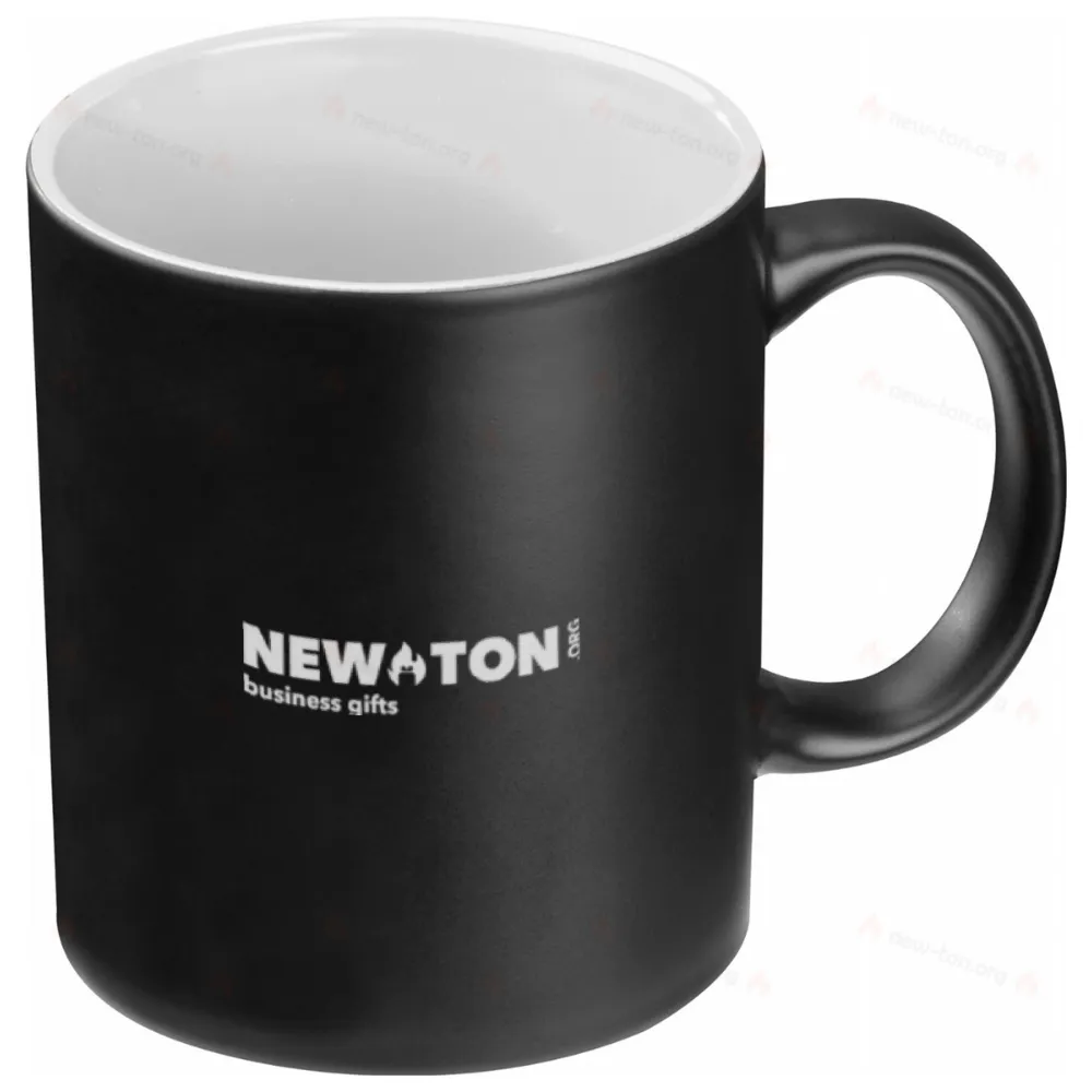 
                                            Black mug with colored inside 300 ml
                                            