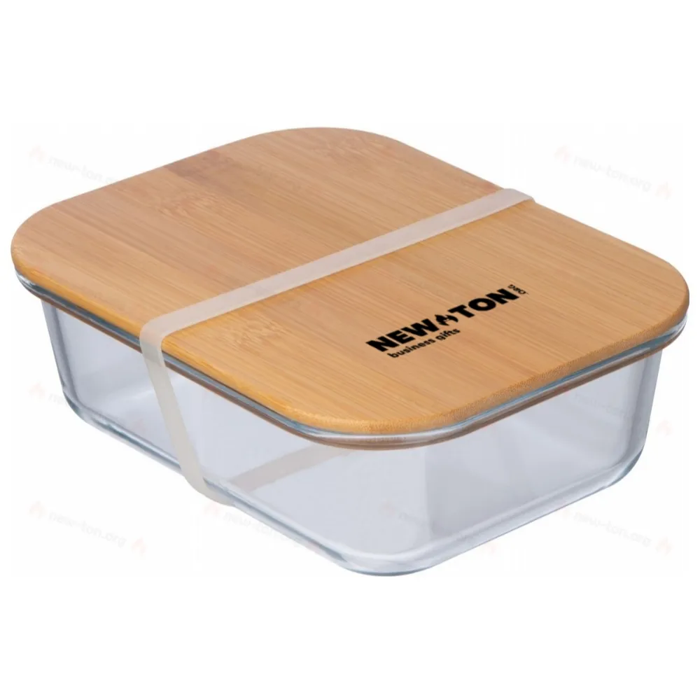 
                                            Glass lunchbox with bamboo lid
                                            