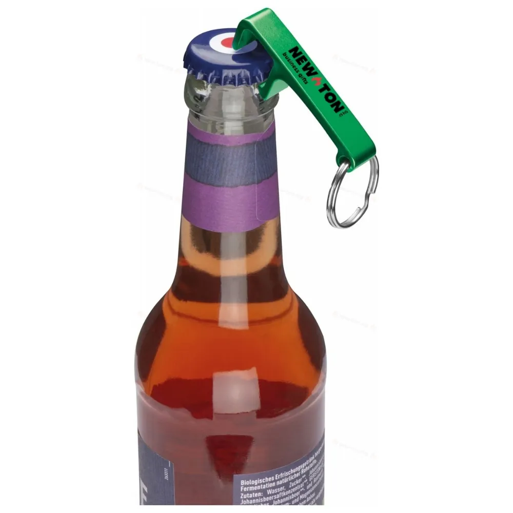 Металлический брелок с открывашкой для бутылок и консервных банок