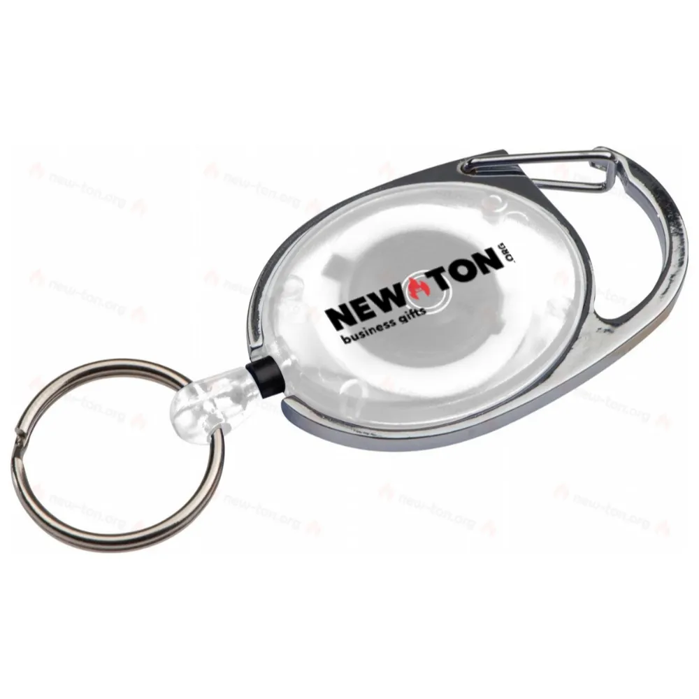 
                                            Retractable keyring with carabiner
                                            