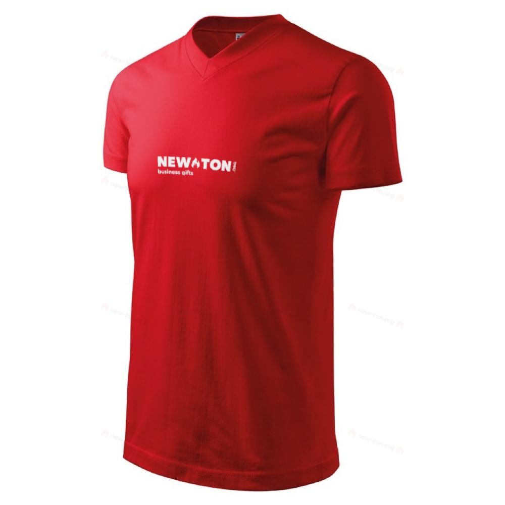 Толстая футболка с V-образным вырезом Uniex