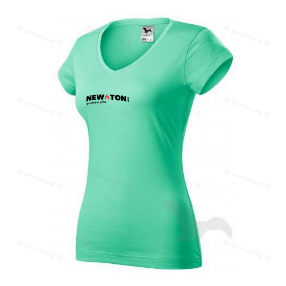 Женская футболка с V-образным вырезом XS, S, M, L, XL, 2XL