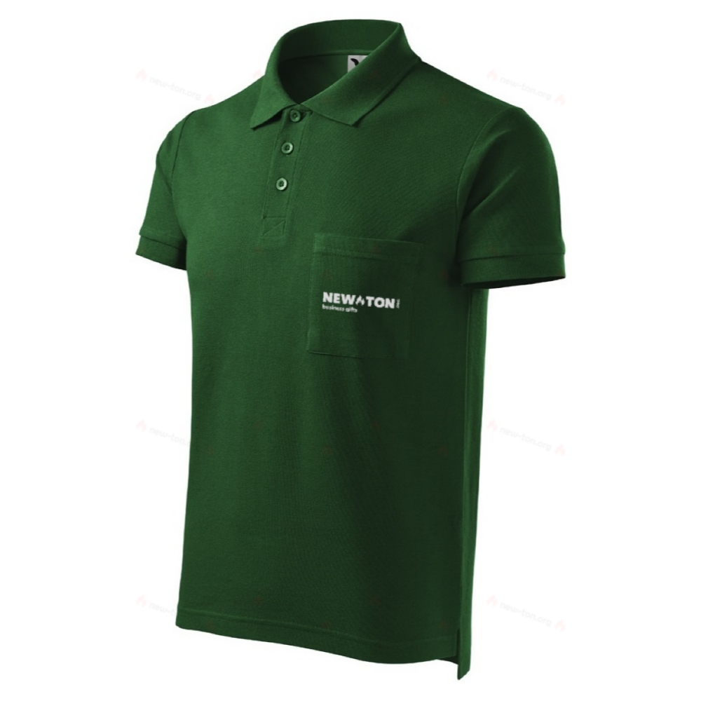 Хлопковая рубашка-поло мужская