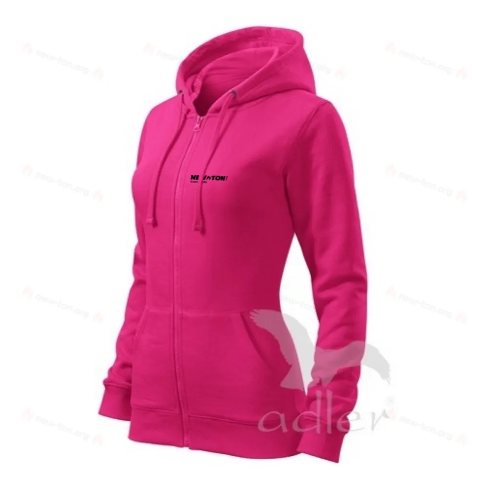 Модная женская толстовка на молнии