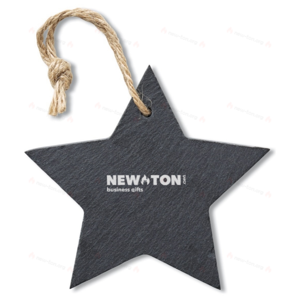 Сланцевая ёлочная игрушка