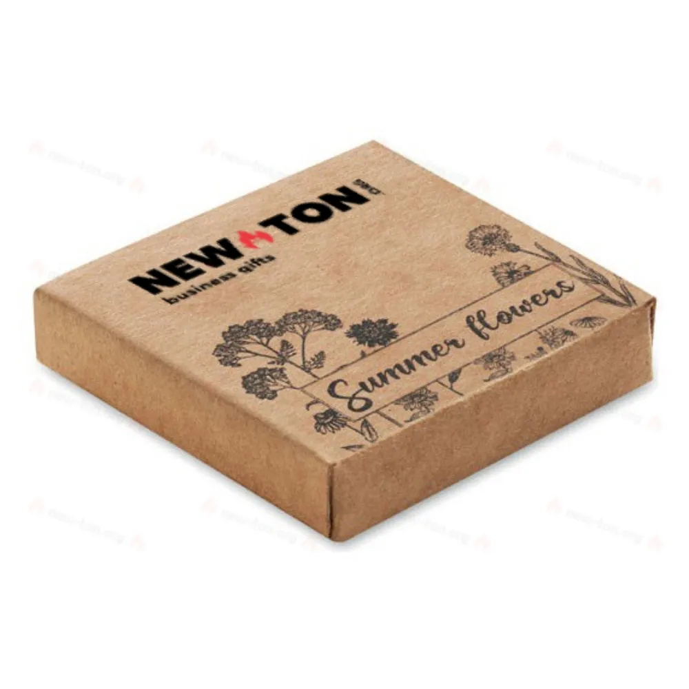 Диск с семенами различных цветов