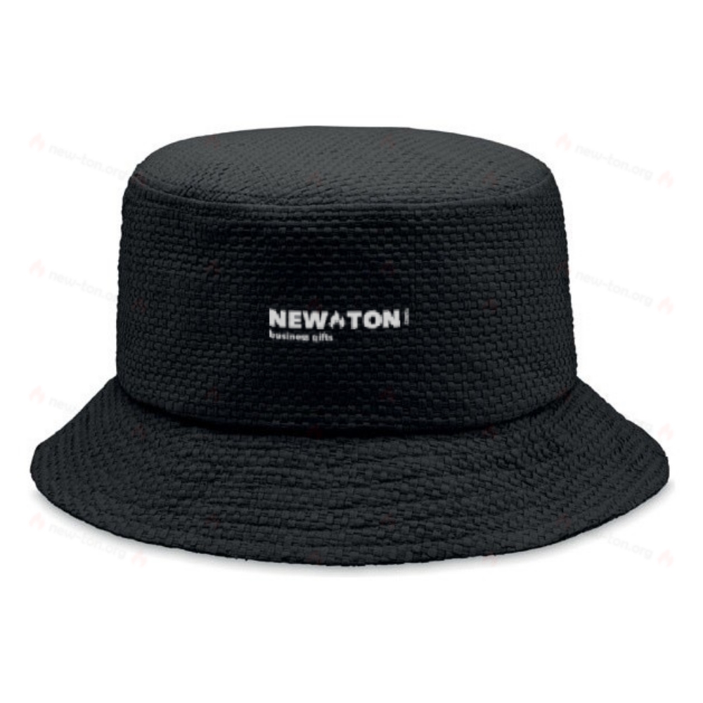 Paper straw bucket hat