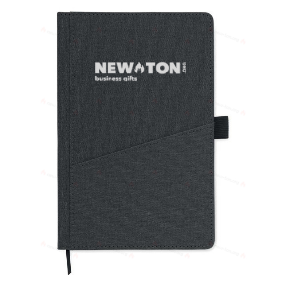 A5 notebook PU front pocket