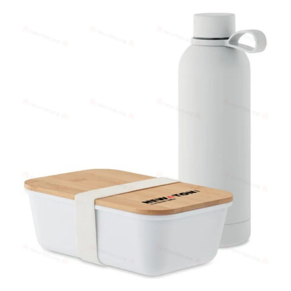 Ланчбокс и бутылка в наборе