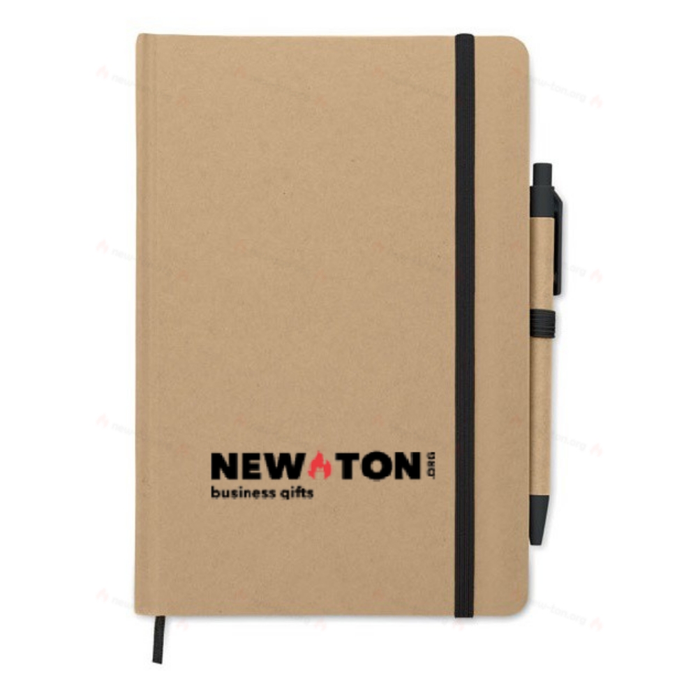 A5 notebook in recycled carton