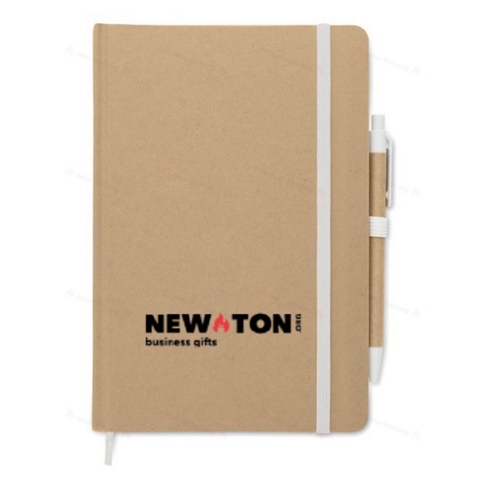 A5 notebook in recycled carton