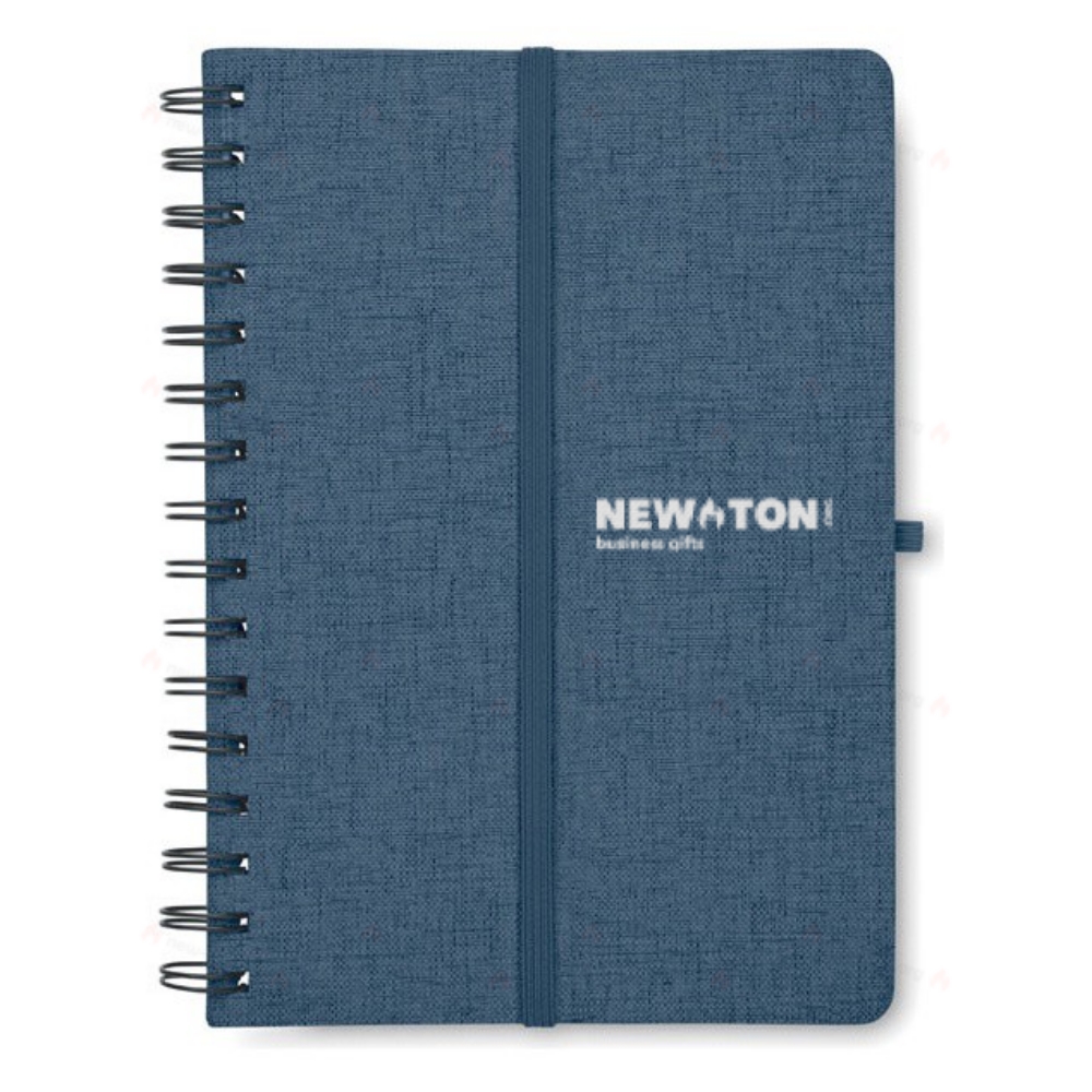 A5 notebook with phone holder