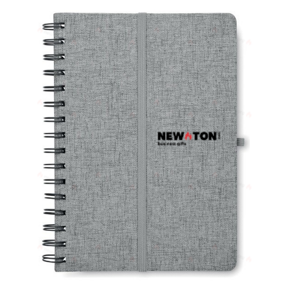 A5 notebook with phone holder