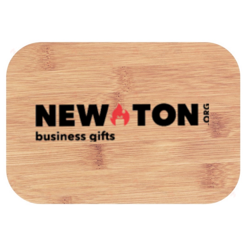 Lunch box with bamboo lid