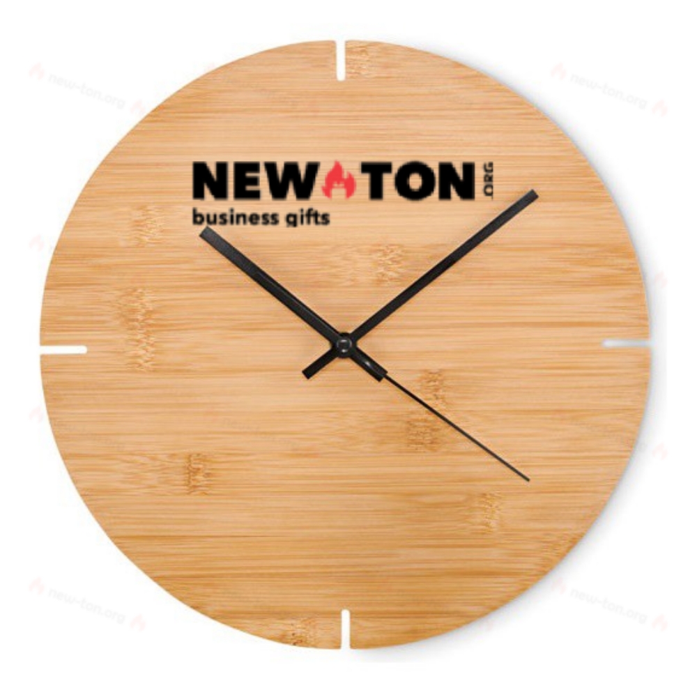 Настенные часы из бамбука