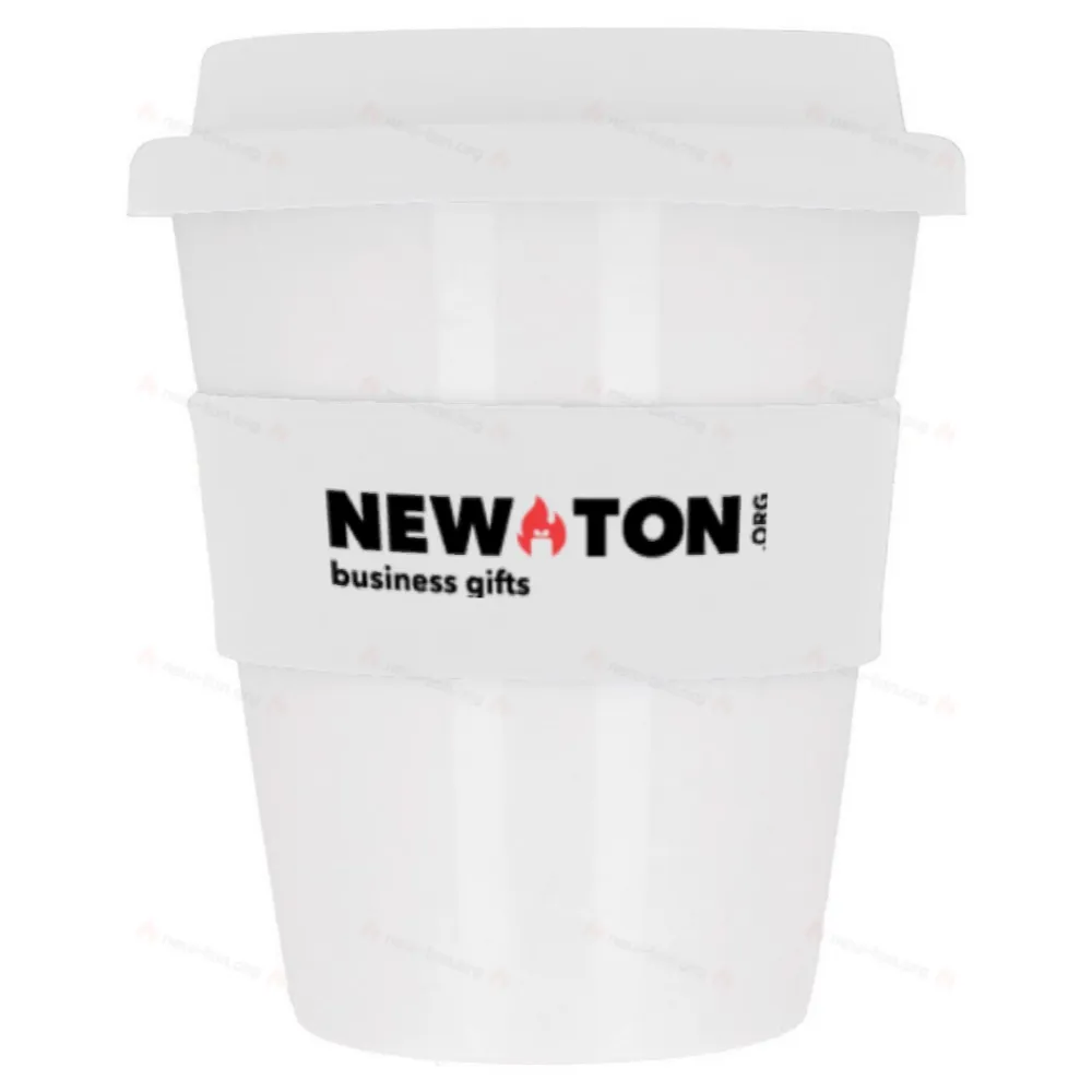 Стакан с крышкой из силикона