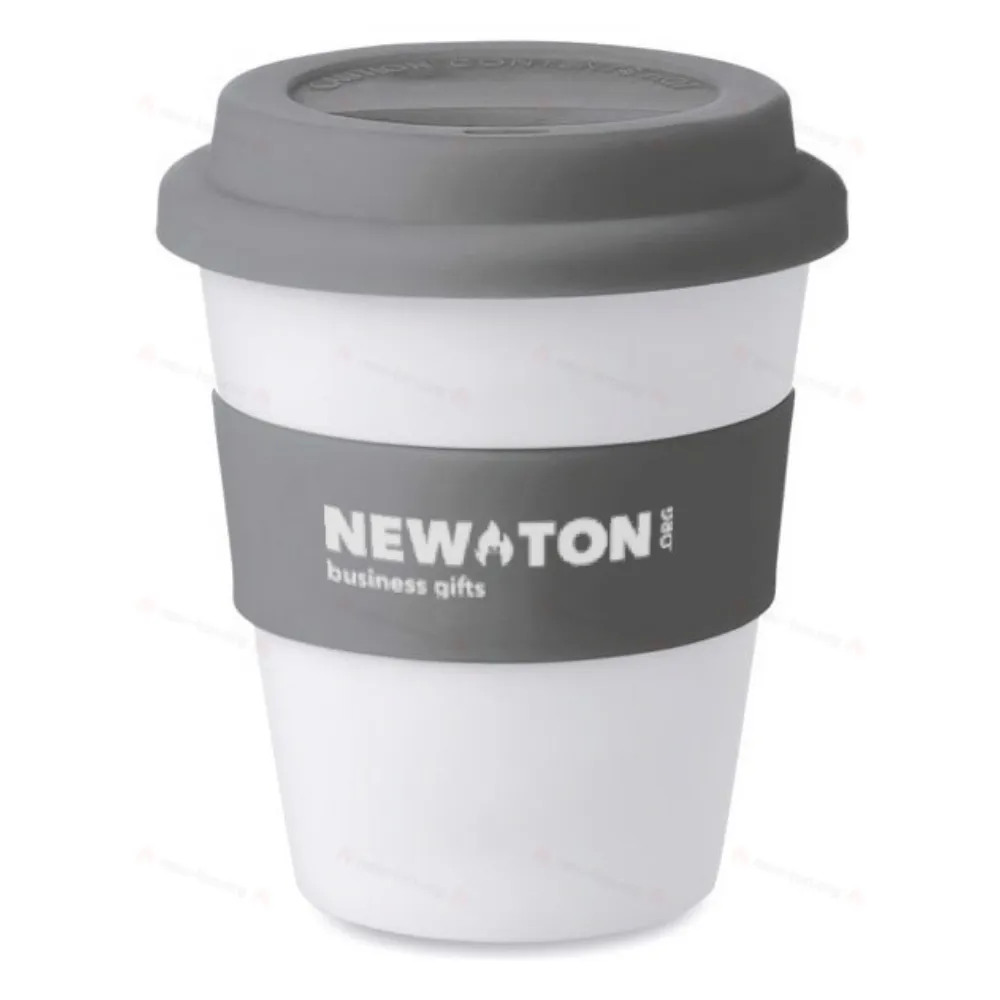 Стакан с крышкой из силикона