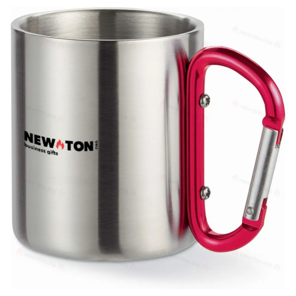 Кружка металлическая с карабино