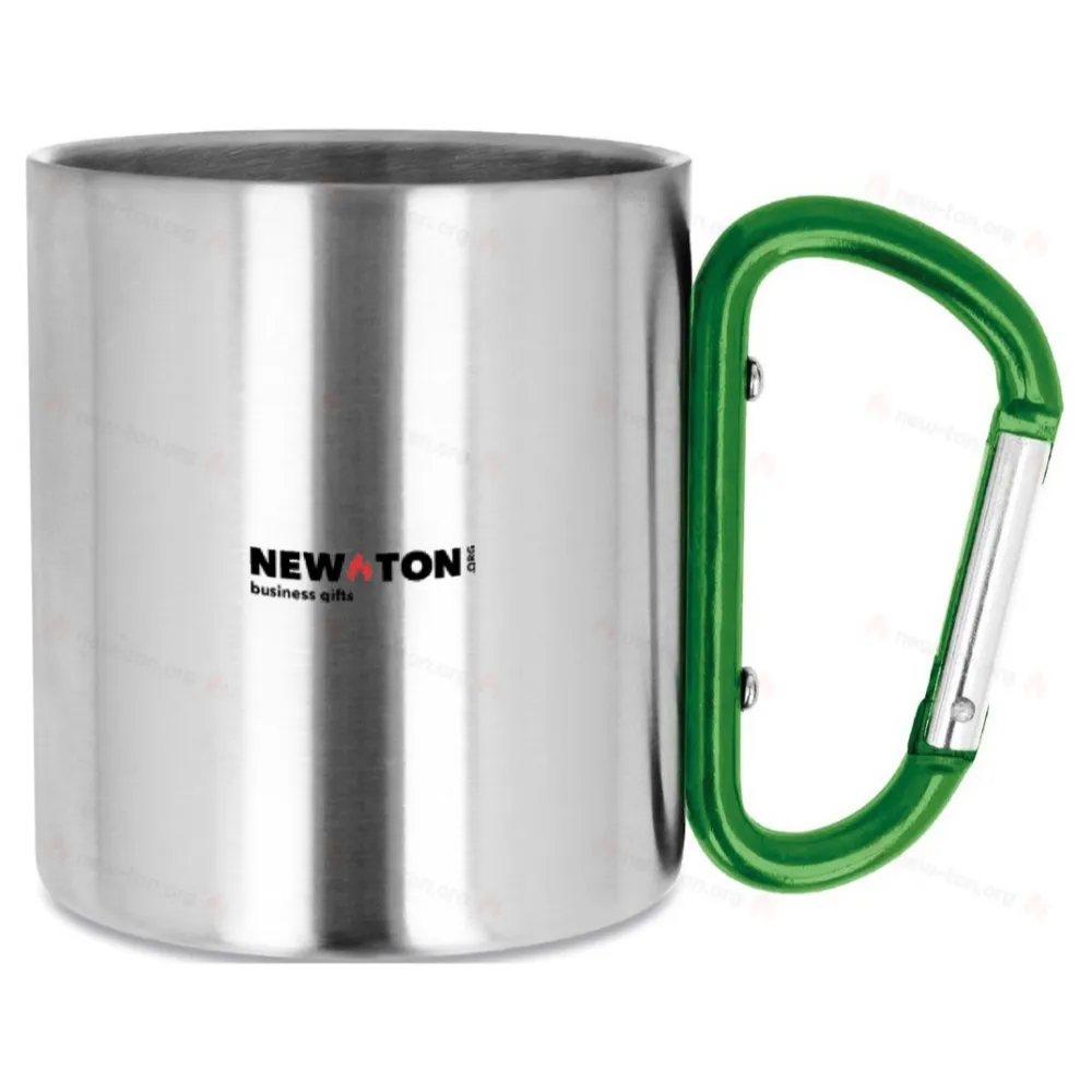 Кружка металлическая с карабино