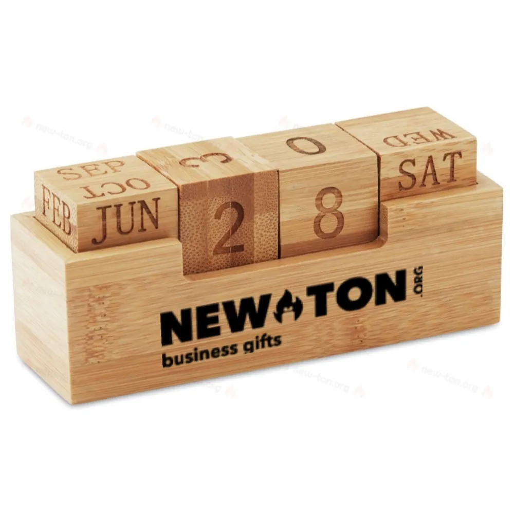 Календарь бамбуковый