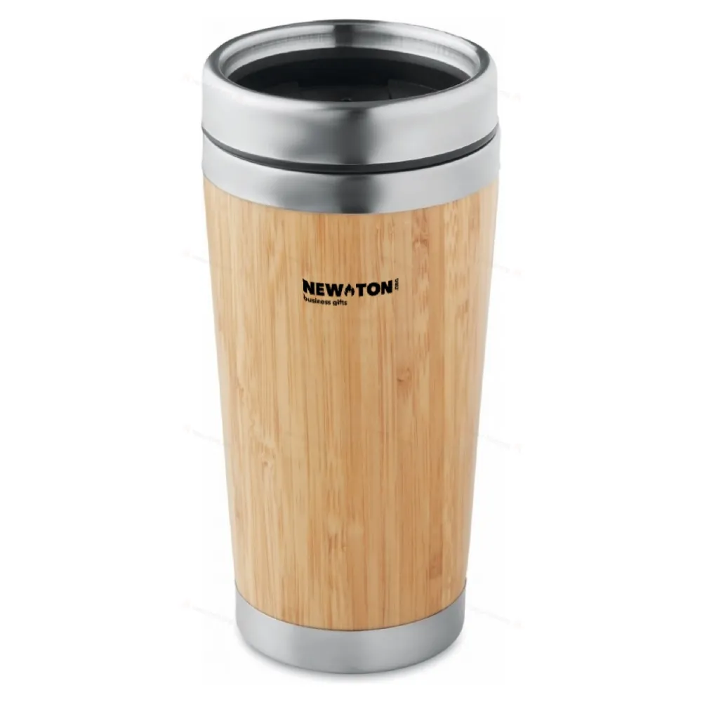 Термокружка с бамбуком