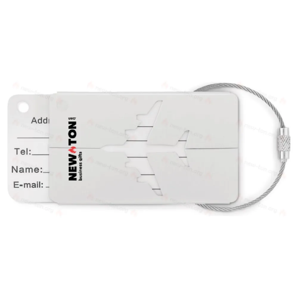 Багажная бирка алюминиевая