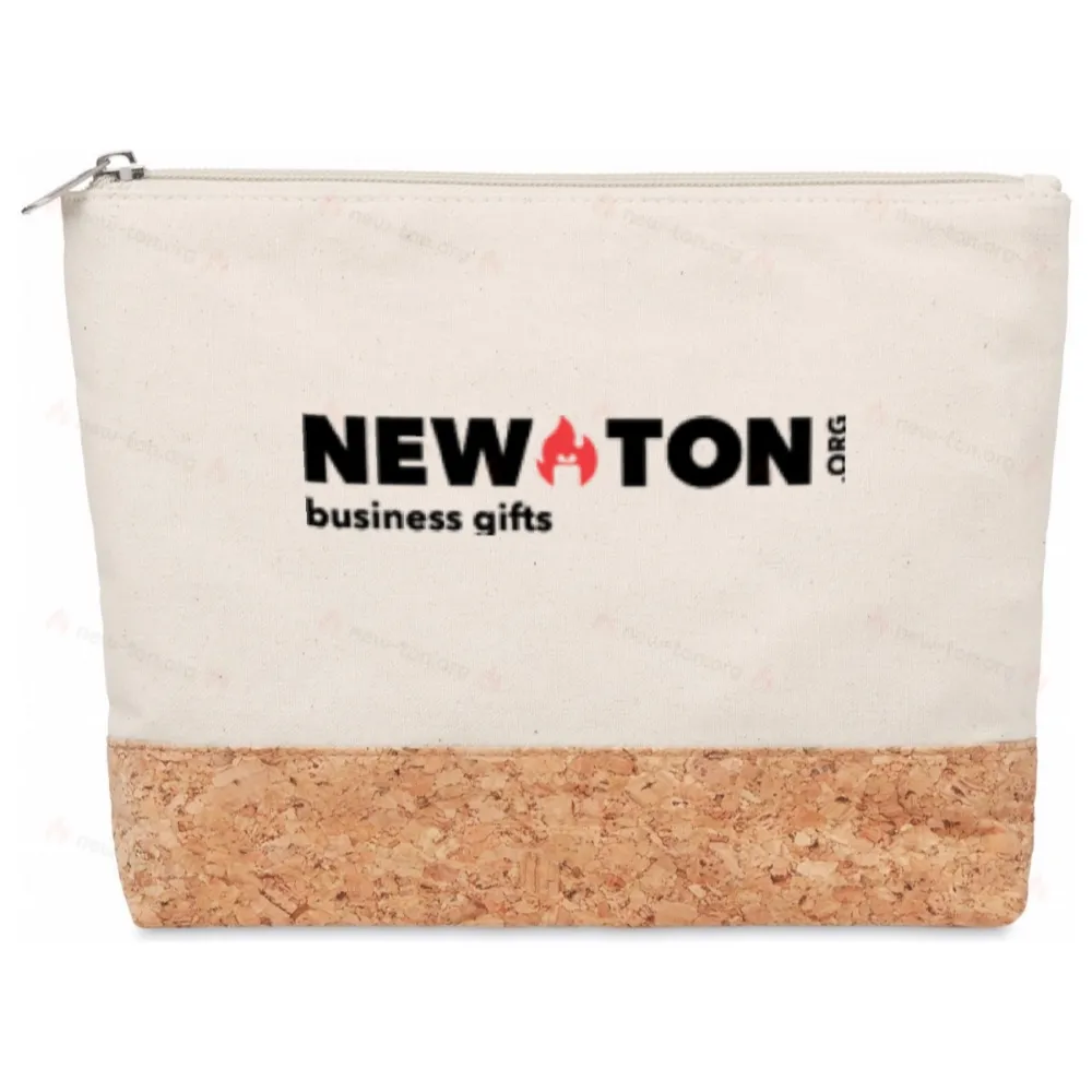 Косметичка из пробки и хлопка