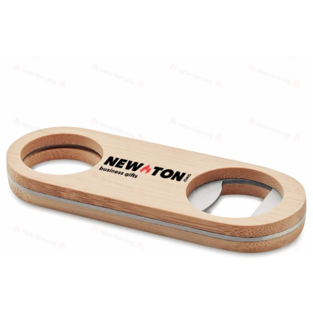 Открывалка метал с бамбуком