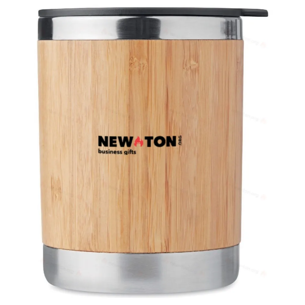 Стакан с бамбуковым покрытием