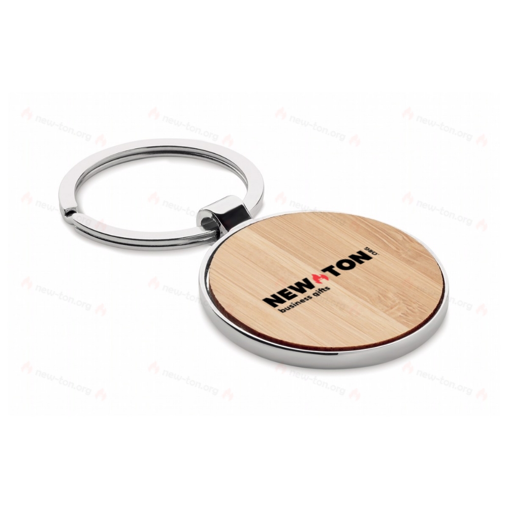 Брелок круглый бамбук