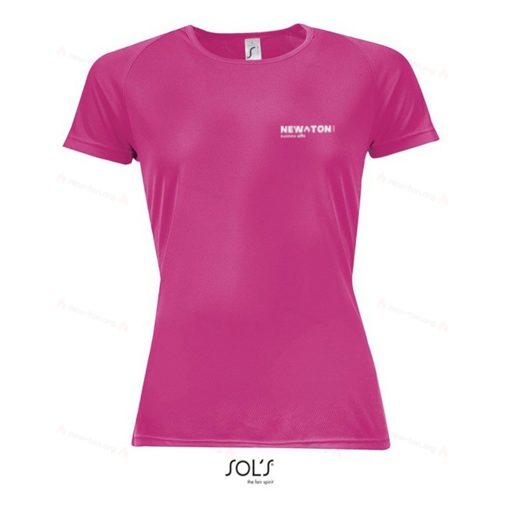 СПОРТИВНАЯ ЖЕНСКАЯ ФУТБОЛКА 140 г