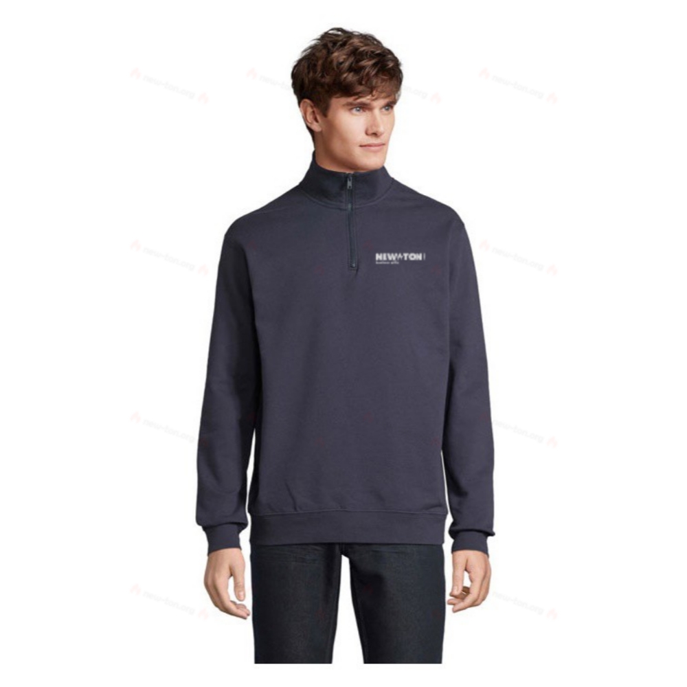 Свитшот с молнией и воротником