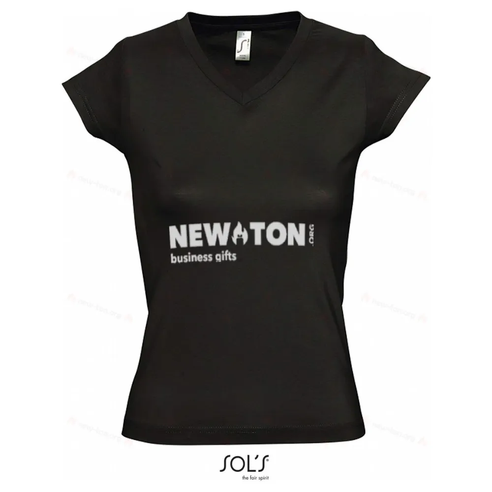 ЖЕНСКАЯ ФУТБОЛКА С V-ОБРАЗНЫМ ВЫРЕЗОМ MOON