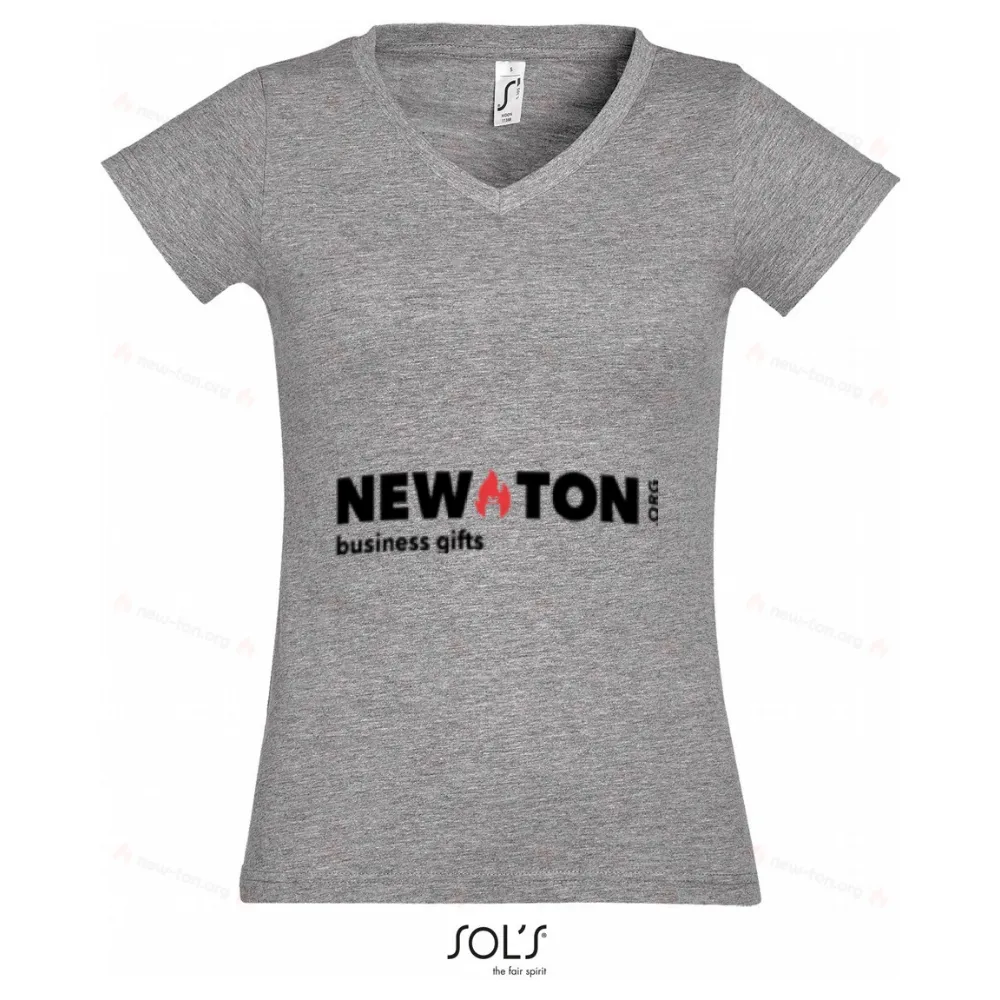 ЖЕНСКАЯ ФУТБОЛКА С V-ОБРАЗНЫМ ВЫРЕЗОМ MOON