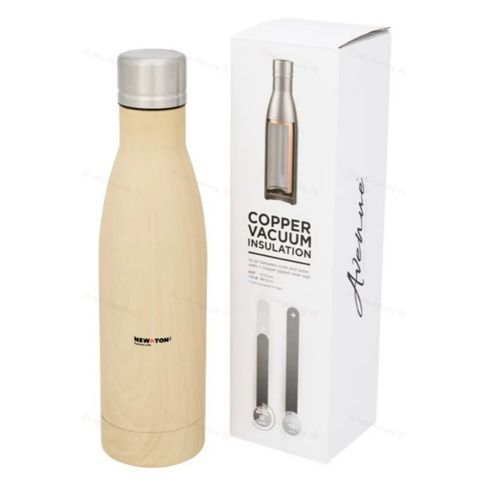 
                                            Vasa 500 ml wood-look copper vacuum insulated bottle
                                            
