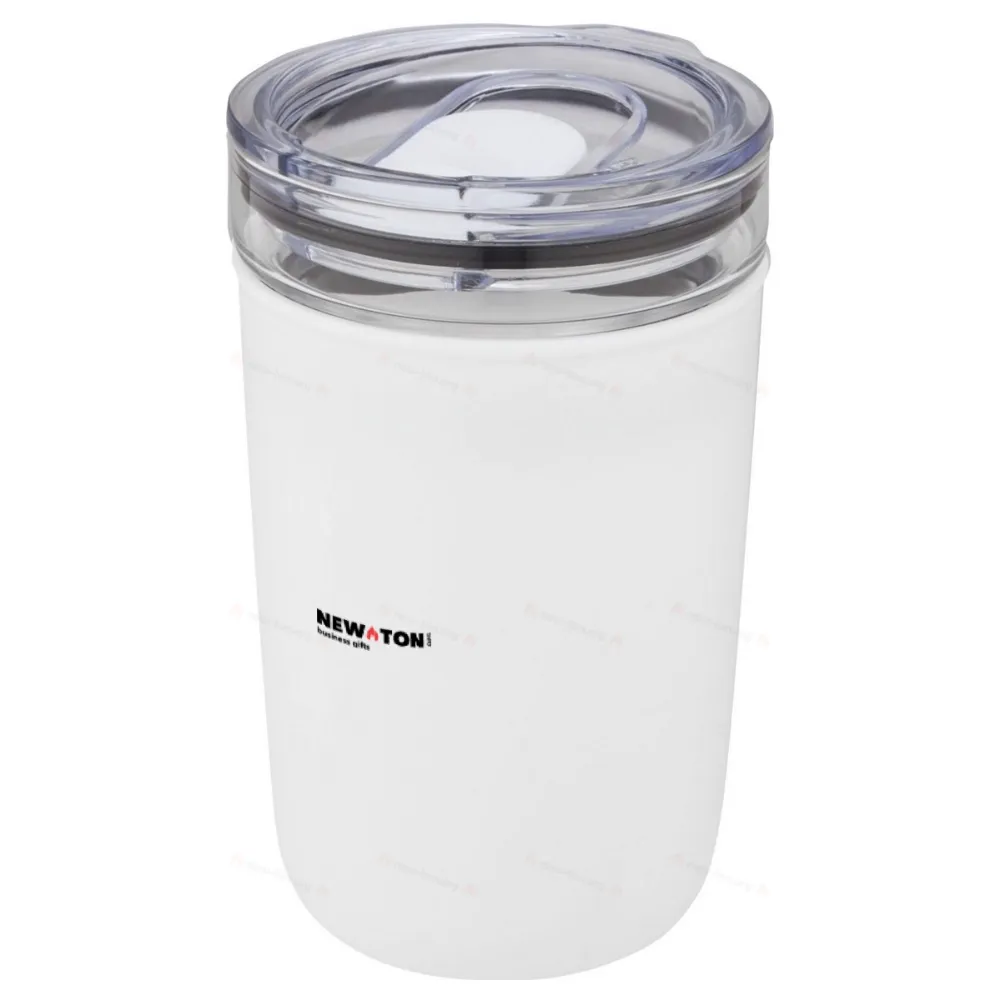 
                                            Bello 420 ml glass tumbler with recycled plastic outer wall
                                            