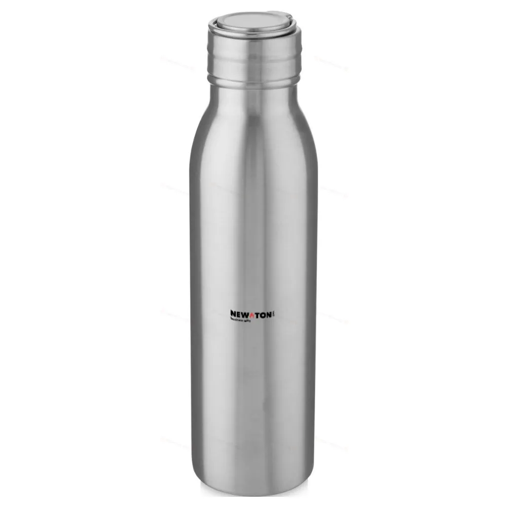 
                                            Harper 700 ml stainless steel water bottle with metal loop
                                            