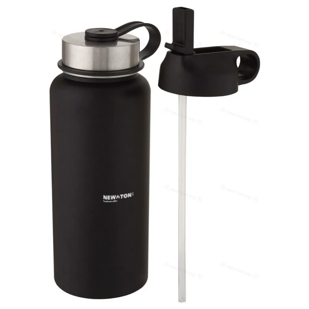 Спортивная бутылка Supra 1 л с медной вакуумной изоляцией и 2 крышками