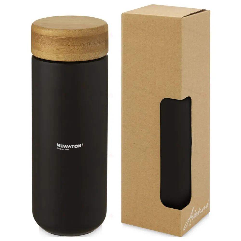 
                                            Lumi 300 ml ceramic tumbler with bamboo lid
                                            