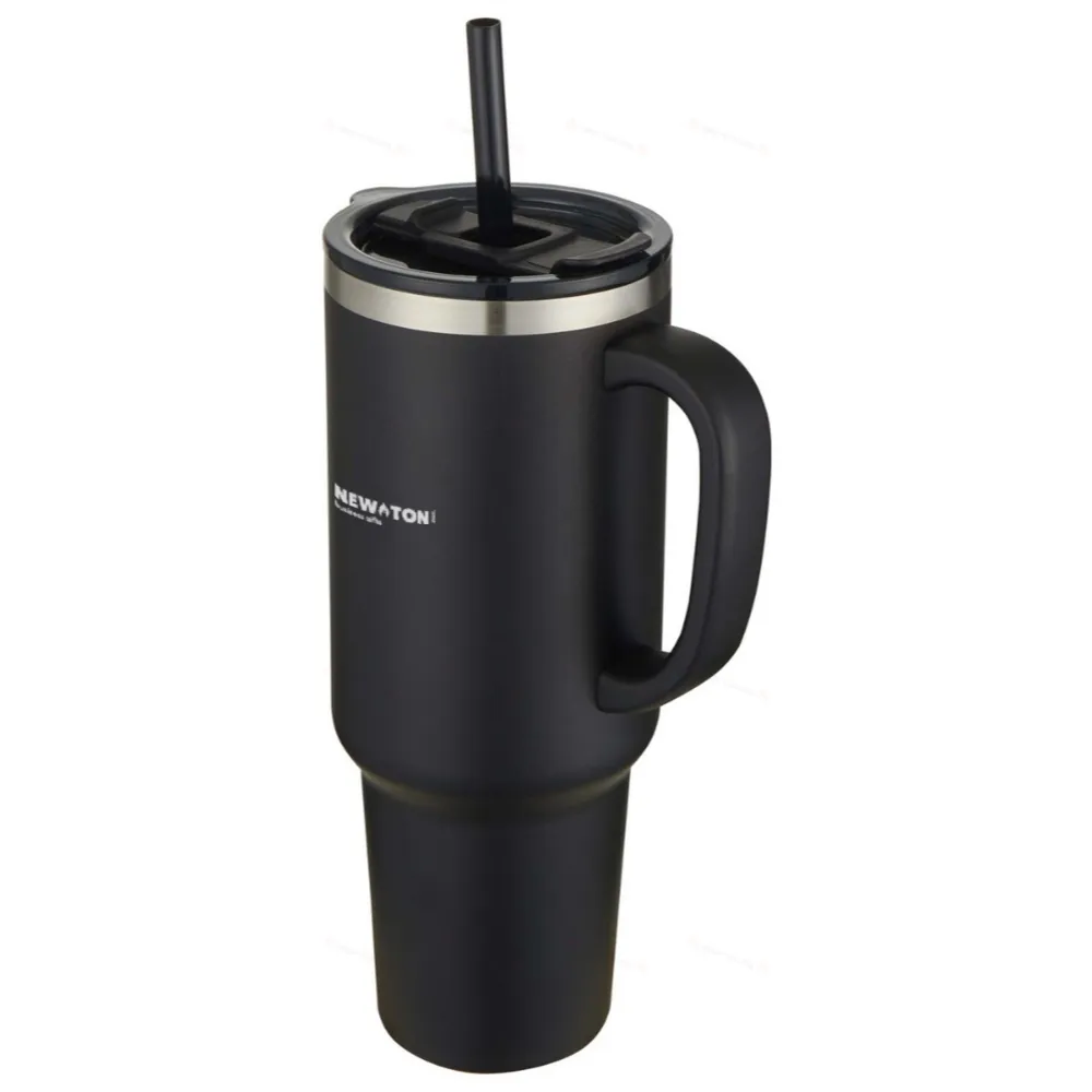 Термокружка Sydney 1200 мл с двойными стенками, медным вакуумным утеплителем и трубочкой, сертифицированная RCS