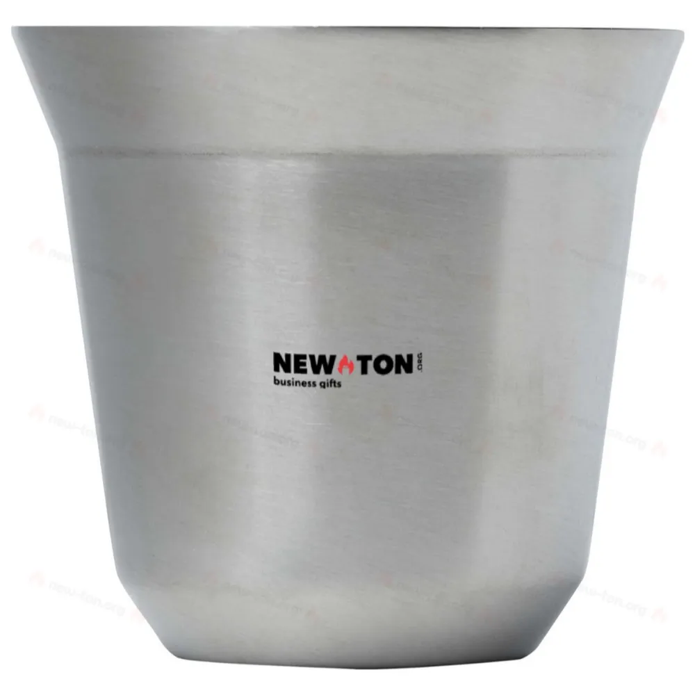 
                                            Duo zestaw filiżanek do espresso ze stali nierdzewnej z certyfikatem RCS 80 ml
                                            