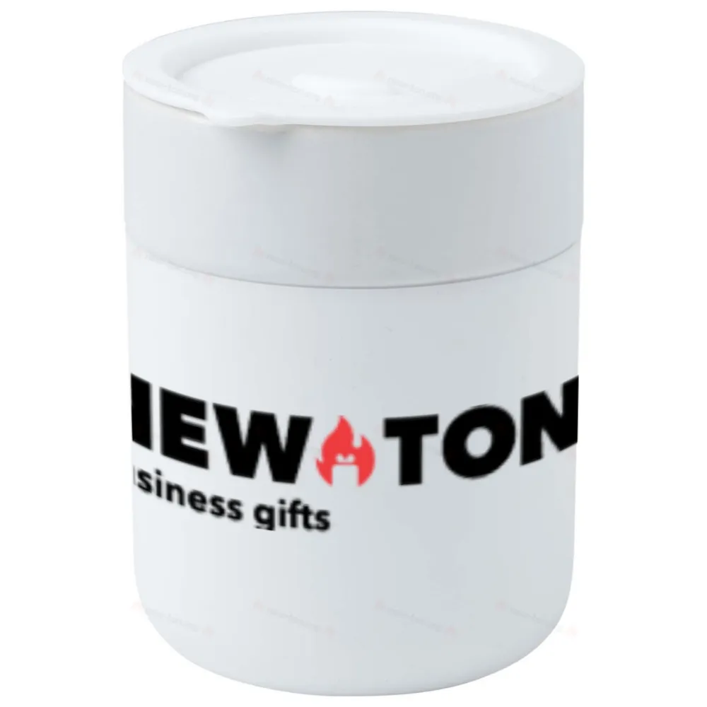 Керамический стакан Java с силиконовой оберткой и пластиковой крышкой