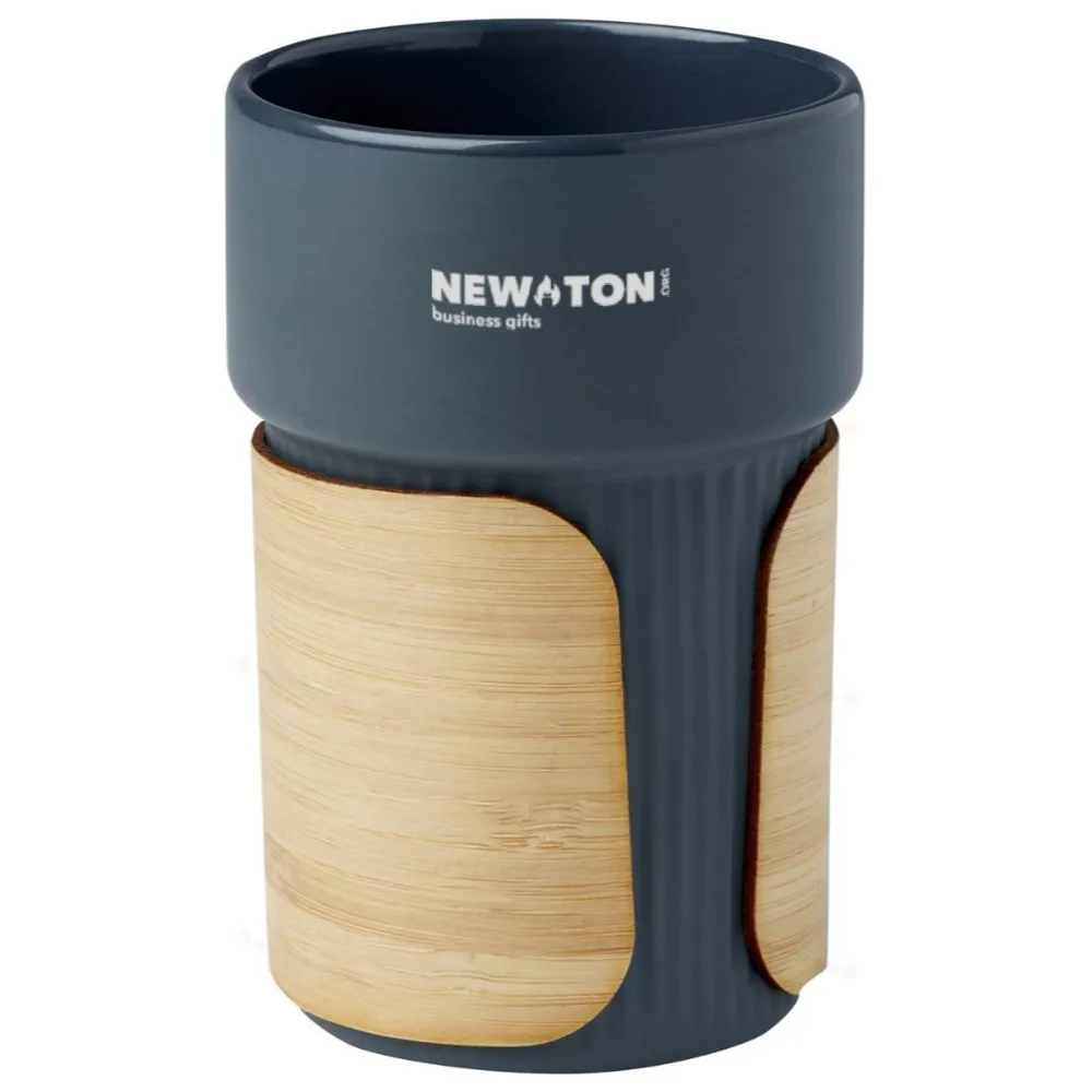 Стакан Fika 340 мл с бамбуковым чехлом