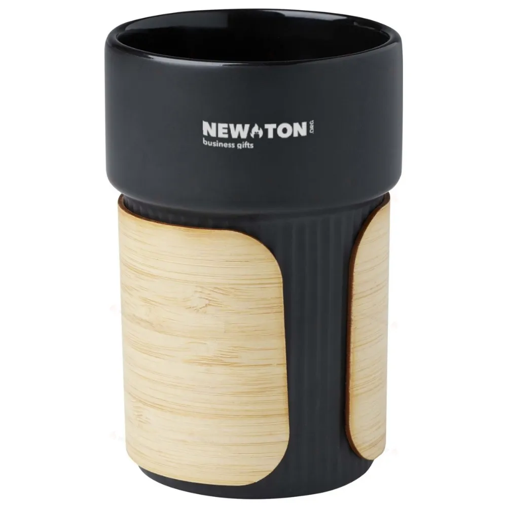 Стакан Fika 340 мл с бамбуковым чехлом